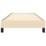 Estructura de cama de tela color crema 100x200 cm de vidaXL, Camas y somieres - Ref: Foro24-346701, Precio: 77,90 €, Descuent...
