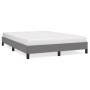 Estructura de cama de tela gris oscuro 140x200 cm de vidaXL, Camas y somieres - Ref: Foro24-346721, Precio: 110,26 €, Descuen...