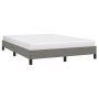 Estructura de cama de tela gris oscuro 140x200 cm de vidaXL, Camas y somieres - Ref: Foro24-346721, Precio: 110,26 €, Descuen...
