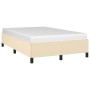 Estructura de cama de tela color crema 120x200 cm de vidaXL, Camas y somieres - Ref: Foro24-347055, Precio: 120,76 €, Descuen...