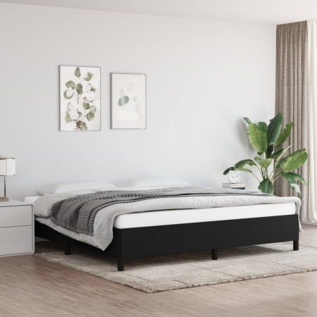 Estructura de cama tela gris claro 200x200 cm de vidaXL, Camas y somieres - Ref: Foro24-347092, Precio: 138,62 €, Descuento: %