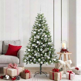 Árbol de Navidad Artificial Plegable con Nieve Esponjosa 180 cm en Decoración Festiva y Estacional | Comprar online en Foru.es