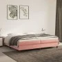 Pink velvet bed frame 200x200 cm by vidaXL, Beds and slatted bases - Ref: Foro24-3120795, Price: 103,49 €, Discount: %
