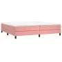 Pink velvet bed frame 200x200 cm by vidaXL, Beds and slatted bases - Ref: Foro24-3120795, Price: 103,49 €, Discount: %