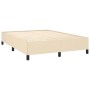 Estructura de cama de tela color crema 140x200 cm de vidaXL, Camas y somieres - Ref: Foro24-347071, Precio: 115,88 €, Descuen...