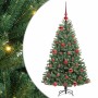 Árbol de Navidad artificial con ramas articuladas Verde 120 cm en Decoración Festiva y Estacional | Comprar online en Foru.es