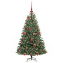 Árbol de Navidad artificial con ramas articuladas Verde 120 cm en Decoración Festiva y Estacional | Comprar online en Foru.es