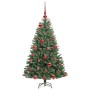 Árbol de Navidad artificial con ramas articuladas Verde 120 cm en Decoración Festiva y Estacional | Comprar online en Foru.es
