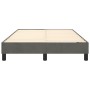 Estructura de cama de terciopelo gris oscuro 120x200 cm de vidaXL, Camas y somieres - Ref: Foro24-3120761, Precio: 99,51 €, D...