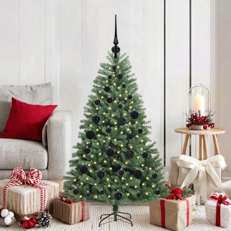 Árbol de Navidad artificial con ramas articuladas Verde 120 cm en Decoración Festiva y Estacional | Comprar online en Foru.es