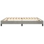 Estructura de cama de terciopelo gris claro 180x200 cm de vidaXL, Camas y somieres - Ref: Foro24-3120790, Precio: 122,75 €, D...