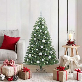 Árbol de Navidad artificial con ramas articuladas Verde 120 cm en Decoración Festiva y Estacional | Comprar online en Foru.es
