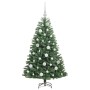 Árbol de Navidad artificial con ramas articuladas Verde 120 cm en Decoración Festiva y Estacional | Comprar online en Foru.es