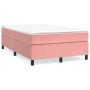 Estructura de cama de terciopelo rosa 120x200 cm de vidaXL, Camas y somieres - Ref: Foro24-3121113, Precio: 117,53 €, Descuen...