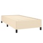 Estructura de cama de tela color crema 100x200 cm de vidaXL, Camas y somieres - Ref: Foro24-347047, Precio: 85,75 €, Descuent...