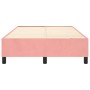 Estructura de cama de terciopelo rosa 120x200 cm de vidaXL, Camas y somieres - Ref: Foro24-3121113, Precio: 117,53 €, Descuen...