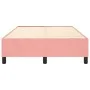 Estructura de cama de terciopelo rosa 120x200 cm de vidaXL, Camas y somieres - Ref: Foro24-3121113, Precio: 115,72 €, Descuen...