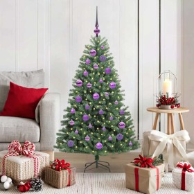 Árbol de Navidad artificial con ramas articuladas Verde 120 cm en Decoración Festiva y Estacional | Comprar online en Foru.es