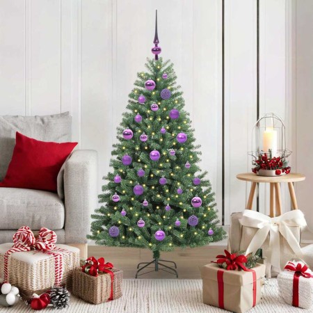 Árbol de Navidad artificial con ramas articuladas Verde 120 cm en Decoración Festiva y Estacional | Comprar online en Foru.es
