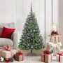 Árbol de Navidad artificial con ramas articuladas Verde 120 cm en Decoración Festiva y Estacional | Comprar online en Foru.es