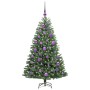 Árbol de Navidad artificial con ramas articuladas Verde 120 cm en Decoración Festiva y Estacional | Comprar online en Foru.es