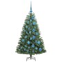 Árbol de Navidad artificial con ramas articuladas Verde 120 cm en Decoración Festiva y Estacional | Comprar online en Foru.es