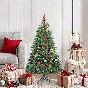 Árbol de Navidad artificial con ramas articuladas Verde 120 cm en Decoración Festiva y Estacional | Comprar online en Foru.es