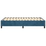Estructura de cama de terciopelo azul 120x200 cm de vidaXL, Camas y somieres - Ref: Foro24-3121112, Precio: 117,61 €, Descuen...