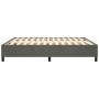 Estructura de cama de terciopelo gris oscuro 180x200 cm de vidaXL, Camas y somieres - Ref: Foro24-3121133, Precio: 134,19 €, ...