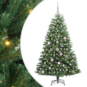 Árbol de Navidad artificial con ramas articuladas Verde 150 cm en Decoración Festiva y Estacional | Comprar online en Foru.es