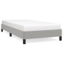 Estructura de cama de tela gris claro 90x200 cm de vidaXL, Camas y somieres - Ref: Foro24-346688, Precio: 76,12 €, Descuento: %