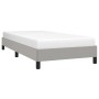 Estructura de cama de tela gris claro 90x200 cm de vidaXL, Camas y somieres - Ref: Foro24-346688, Precio: 76,12 €, Descuento: %