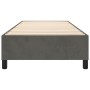 Estructura de cama de terciopelo gris oscuro 90x190 cm de vidaXL, Camas y somieres - Ref: Foro24-3121091, Precio: 96,26 €, De...