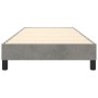 Estructura de cama de terciopelo gris claro 90x200 cm de vidaXL, Camas y somieres - Ref: Foro24-3120748, Precio: 80,22 €, Des...