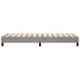 Estructura de cama de terciopelo gris claro 90x200 cm de vidaXL, Camas y somieres - Ref: Foro24-3120748, Precio: 80,22 €, Des...