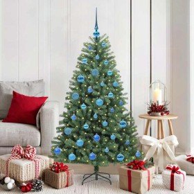 Árbol de Navidad artificial con ramas articuladas Verde 150 cm en Decoración Festiva y Estacional | Comprar online en Foru.es