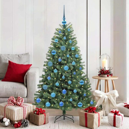 Árbol de Navidad artificial con ramas articuladas Verde 150 cm en Decoración Festiva y Estacional | Comprar online en Foru.es
