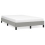 Estructura de cama de tela gris claro 120x200 cm de vidaXL, Camas y somieres - Ref: Foro24-346704, Precio: 91,20 €, Descuento: %