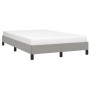 Estructura de cama de tela gris claro 120x200 cm de vidaXL, Camas y somieres - Ref: Foro24-346704, Precio: 91,20 €, Descuento: %