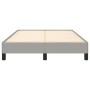 Estructura de cama de tela gris claro 120x200 cm de vidaXL, Camas y somieres - Ref: Foro24-346704, Precio: 91,20 €, Descuento: %
