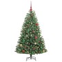 Árbol de Navidad artificial con ramas articuladas Verde 150 cm en Decoración Festiva y Estacional | Comprar online en Foru.es