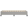 Estructura de cama de tela gris claro 90x200 cm de vidaXL, Camas y somieres - Ref: Foro24-347034, Precio: 99,58 €, Descuento: %