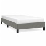 Estructura de cama de tela gris oscuro 100x200 cm de vidaXL, Camas y somieres - Ref: Foro24-346697, Precio: 78,40 €, Descuent...