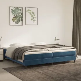 Blue velvet bed frame 200x200 cm by vidaXL, Beds and slatted bases - Ref: Foro24-3120794, Price: 111,79 €, Discount: %