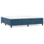 Estructura de cama de terciopelo azul 200x200 cm de vidaXL, Camas y somieres - Ref: Foro24-3120794, Precio: 116,51 €, Descuen...