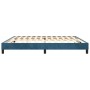 Estructura de cama de terciopelo azul 200x200 cm de vidaXL, Camas y somieres - Ref: Foro24-3120794, Precio: 116,51 €, Descuen...