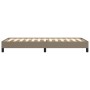 Estructura de cama de tela gris taupe 100x200 cm de vidaXL, Camas y somieres - Ref: Foro24-346700, Precio: 71,75 €, Descuento: %