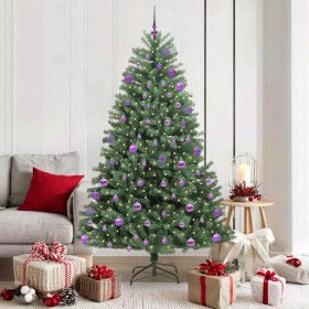 Árbol de Navidad artificial con ramas articuladas Verde 180 cm en Decoración Festiva y Estacional | Comprar online en Foru.es