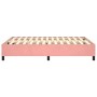 Estructura de cama de terciopelo rosa 140x190 cm de vidaXL, Camas y somieres - Ref: Foro24-3121119, Precio: 121,44 €, Descuen...