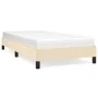 Cream fabric bed frame 90x200 cm by vidaXL, Beds and slatted bases - Ref: Foro24-346693, Price: 75,08 €, Discount: %